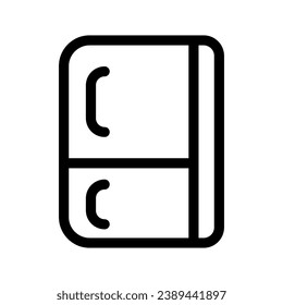 Fridge Icon Vector Symbol Design Illustration