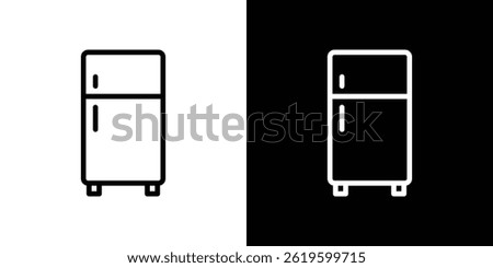 Fridge icon Vector symbol in trendy flat style