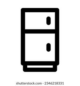 icono de refrigerador para tu sitio web, móvil, presentación y diseño de logotipo.