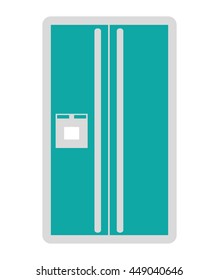 fridge isolated icon design, vector illustration graphic