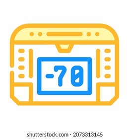 fridge laboratory professional equipment color icon vector. fridge laboratory professional equipment sign. isolated symbol illustration