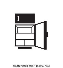 Fridge logo template vector freeze icon design