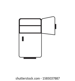 Fridge logo template vector freeze icon design