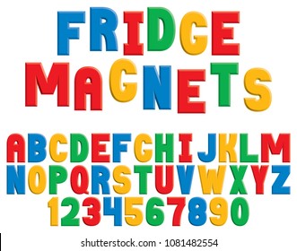 Fridge Magnet Alphabet