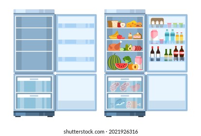 Open Fridge Cartoon Images Stock Photos Vectors Shutterstock