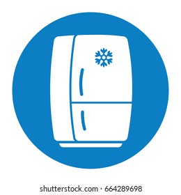 Fridge refrigerator icon.