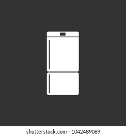 Fridge refrigerator icon, stock vector, eps10.