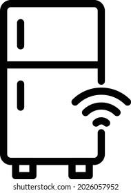 Kühlsignal-Vektorsymbol