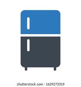 fridge vector glyph color icon 