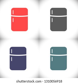 Fridge vector icon 