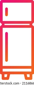 Fridge Vector Icon Design Illustration