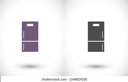 Fridge vector icon , lorem ipsum Flat design