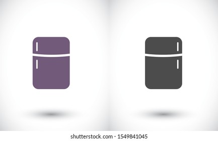 Fridge vector icon , lorem ipsum Flat design