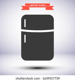 Fridge vector icon , lorem ipsum Flat design