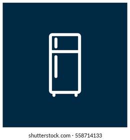 Fridge vector icon, refrigerator symbol. Modern, simple flat vector illustration for web site or mobile app