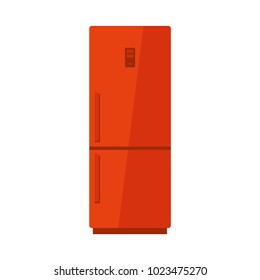 Fridge vector illustration isolated