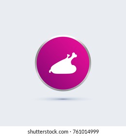 fried chicken icon