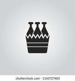 Fried Chicken icon vector