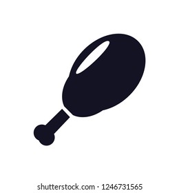 Fried chicken icon vector logo template