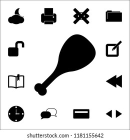 fried chicken leg icon. web icons universal set for web and mobile