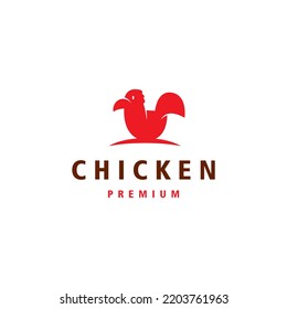 fried chicken logo food king ninja premium