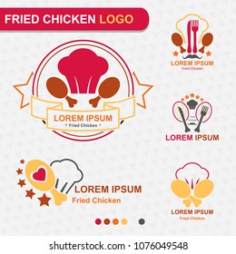 Fried Chicken Logo - Vector
