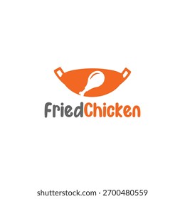 Modelos de vetor de logotipo de frango frito