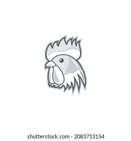 Fried chicken restaurant logo template. Set chicken label for business template illustration. Chicken mascot logo vector, Illustration of chicken. Banner illustration