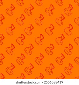 fried chicken seamless pattern background. doodle fried chicken pattern background. fast food background. Chicken leg pattern. Chicken wings pattern. burger.