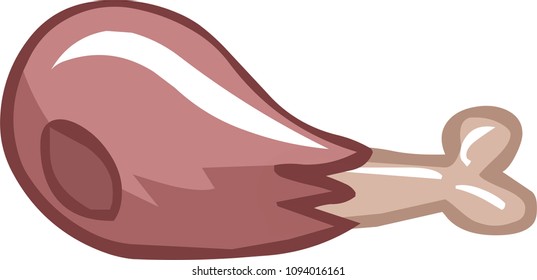 Fried Chicken vector cartoon
