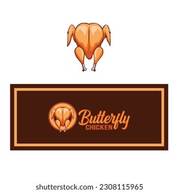 Fried Chicken Vector Isolated - Chicken Restaurant Logo