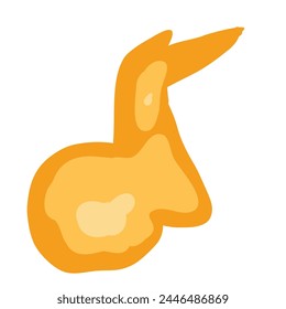 Fried chicken wings vector illustration, chicken wing icon isolated on white background