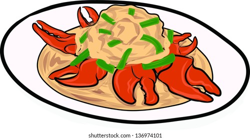 Fried Crab Pincer With Spicy Curry