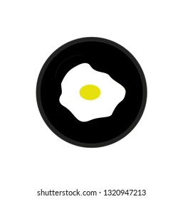 Fried egg for breakfast