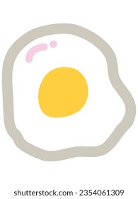 Fried egg so cute for your design. 