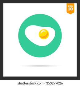 Fried egg icon