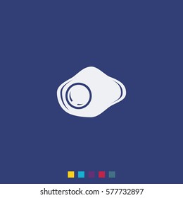 Fried egg icon.
