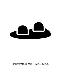 fried egg icon or logo isolated sign symbol vector illustration - high quality black style vector icons
