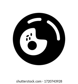 fried egg icon or logo isolated sign symbol vector illustration - high quality black style vector icons
