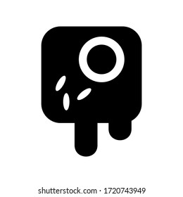 fried egg icon or logo isolated sign symbol vector illustration - high quality black style vector icons
