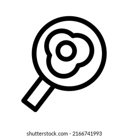 icono de huevo frito o logotipo símbolo de signo aislado ilustración vector ilustración - iconos vectoriales de estilo negro de alta calidad
