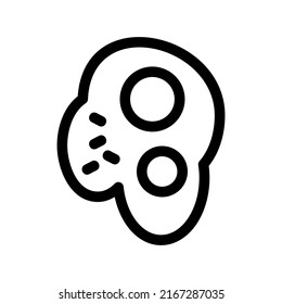 icono de huevo frito o logotipo símbolo de signo aislado ilustración vector ilustración - iconos vectoriales de estilo negro de alta calidad
