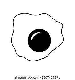 Fried Egg Icon For Logo and More