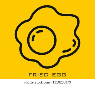 Fried Egg icon signs