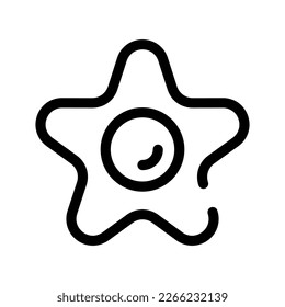 Fried Egg Icon Vector Symbol Design Illustration