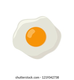 Fried Eggs On Black Background Realistic Stock Vector (Royalty Free ...