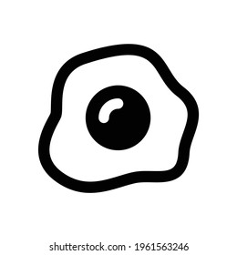 Fried Egg  for meal icon.