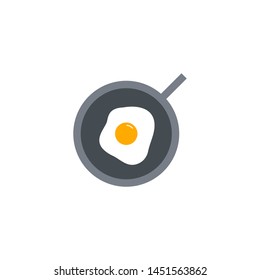 Fried Egg Pan Isolated Logo Stock Vector (Royalty Free) 1451563862 ...