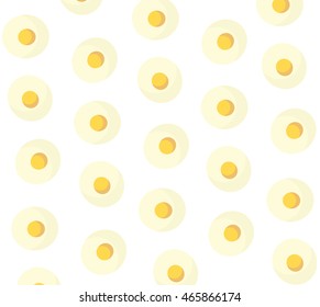 Fried egg pastel background