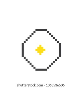 Fried Egg Pixel art
